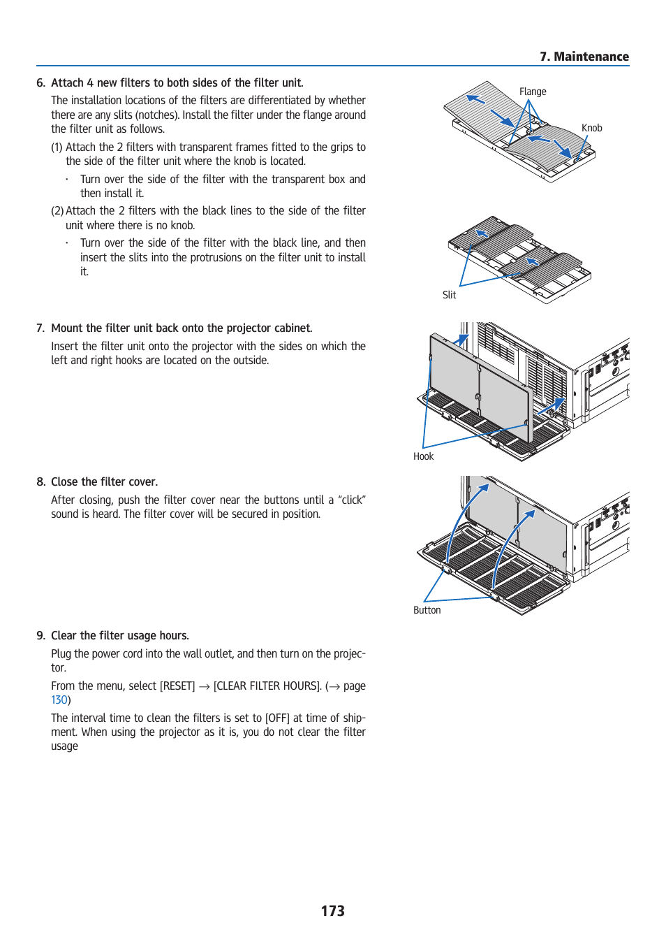 Ricoh PJ WU6181N 6200-Lumen WUXGA LCD Projector (No Lens) User Manual | Page 188 / 268