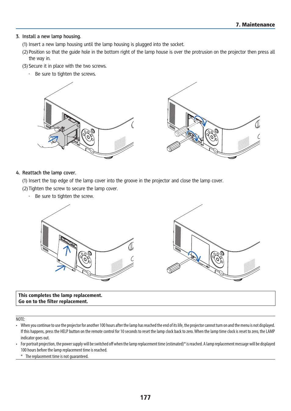 Ricoh PJ WU6181N 6200-Lumen WUXGA LCD Projector (No Lens) User Manual | Page 192 / 268