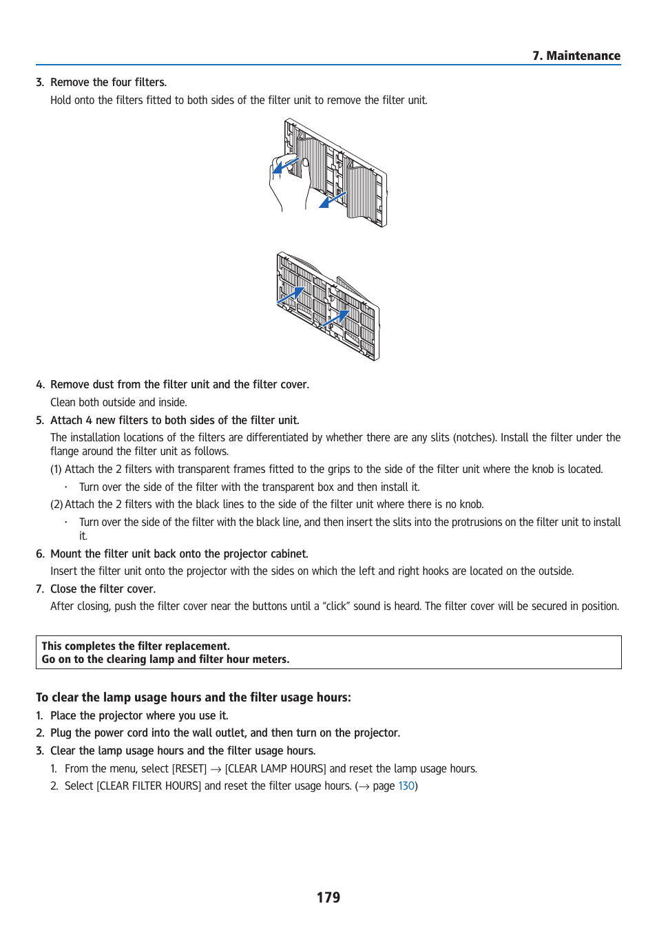 Ricoh PJ WU6181N 6200-Lumen WUXGA LCD Projector (No Lens) User Manual | Page 194 / 268