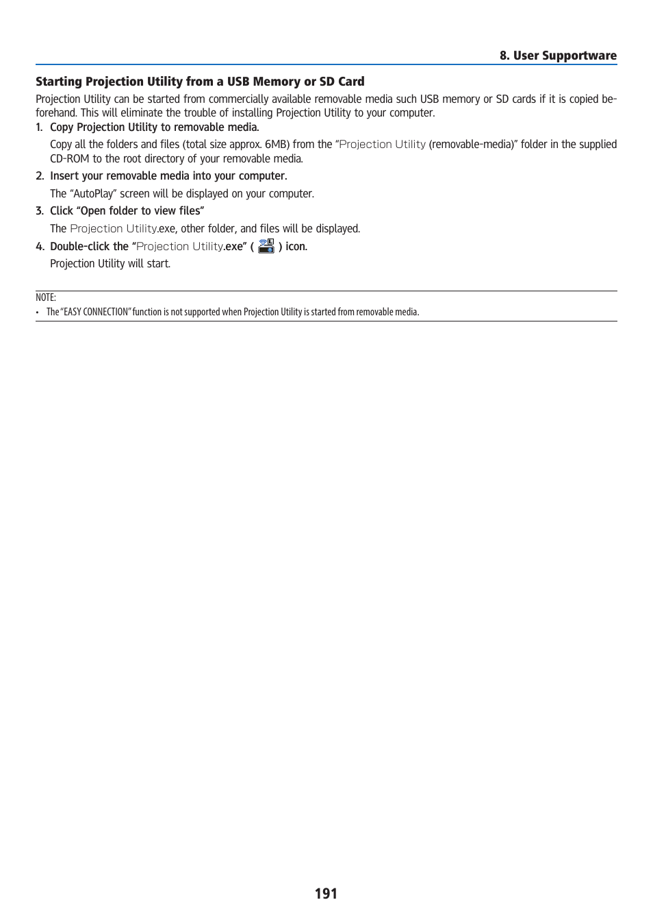 Ricoh PJ WU6181N 6200-Lumen WUXGA LCD Projector (No Lens) User Manual | Page 206 / 268