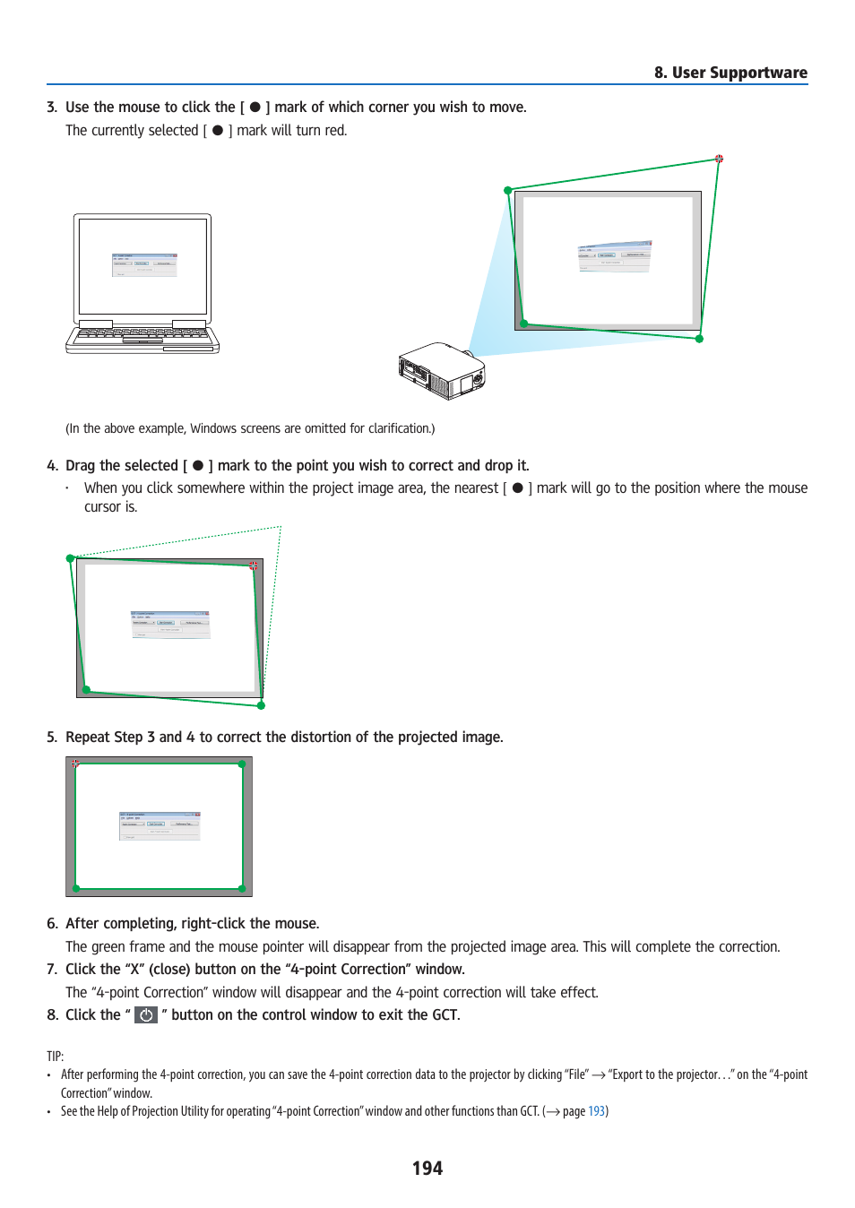 Ricoh PJ WU6181N 6200-Lumen WUXGA LCD Projector (No Lens) User Manual | Page 209 / 268