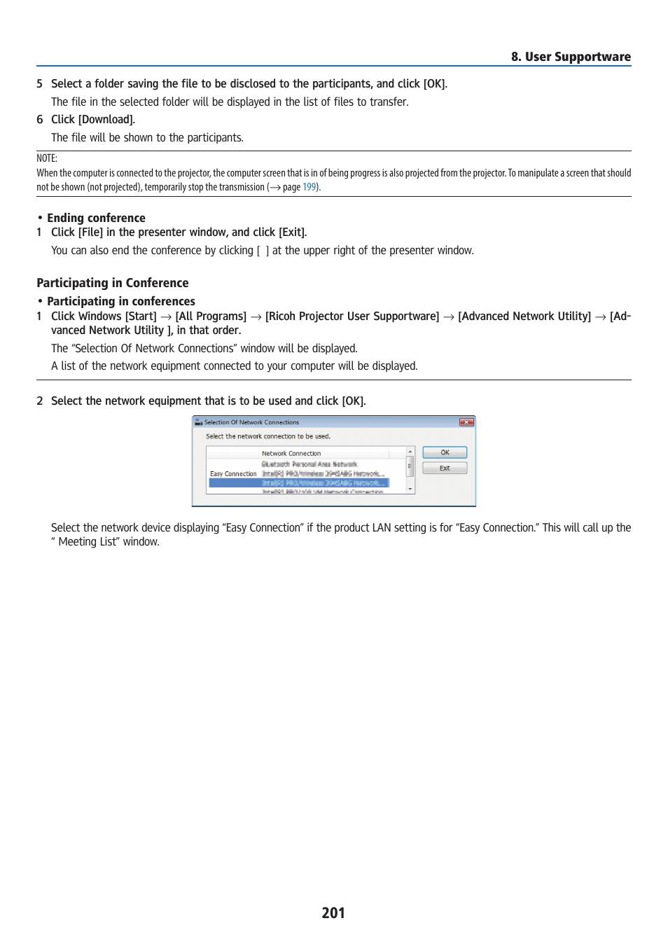Ricoh PJ WU6181N 6200-Lumen WUXGA LCD Projector (No Lens) User Manual | Page 216 / 268