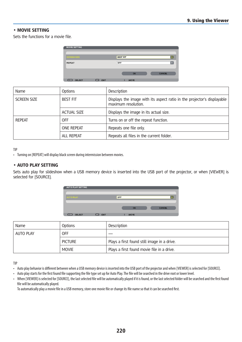Ricoh PJ WU6181N 6200-Lumen WUXGA LCD Projector (No Lens) User Manual | Page 235 / 268