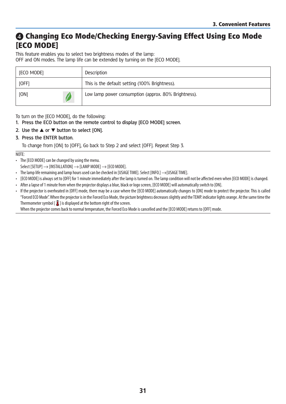Ricoh PJ WU6181N 6200-Lumen WUXGA LCD Projector (No Lens) User Manual | Page 46 / 268