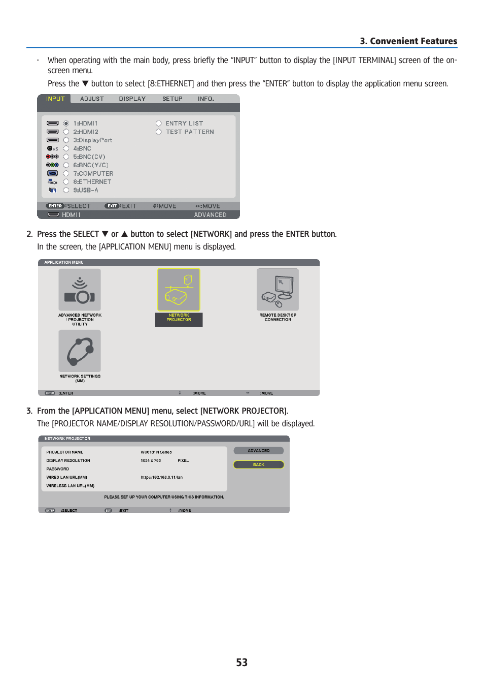 Ricoh PJ WU6181N 6200-Lumen WUXGA LCD Projector (No Lens) User Manual | Page 68 / 268