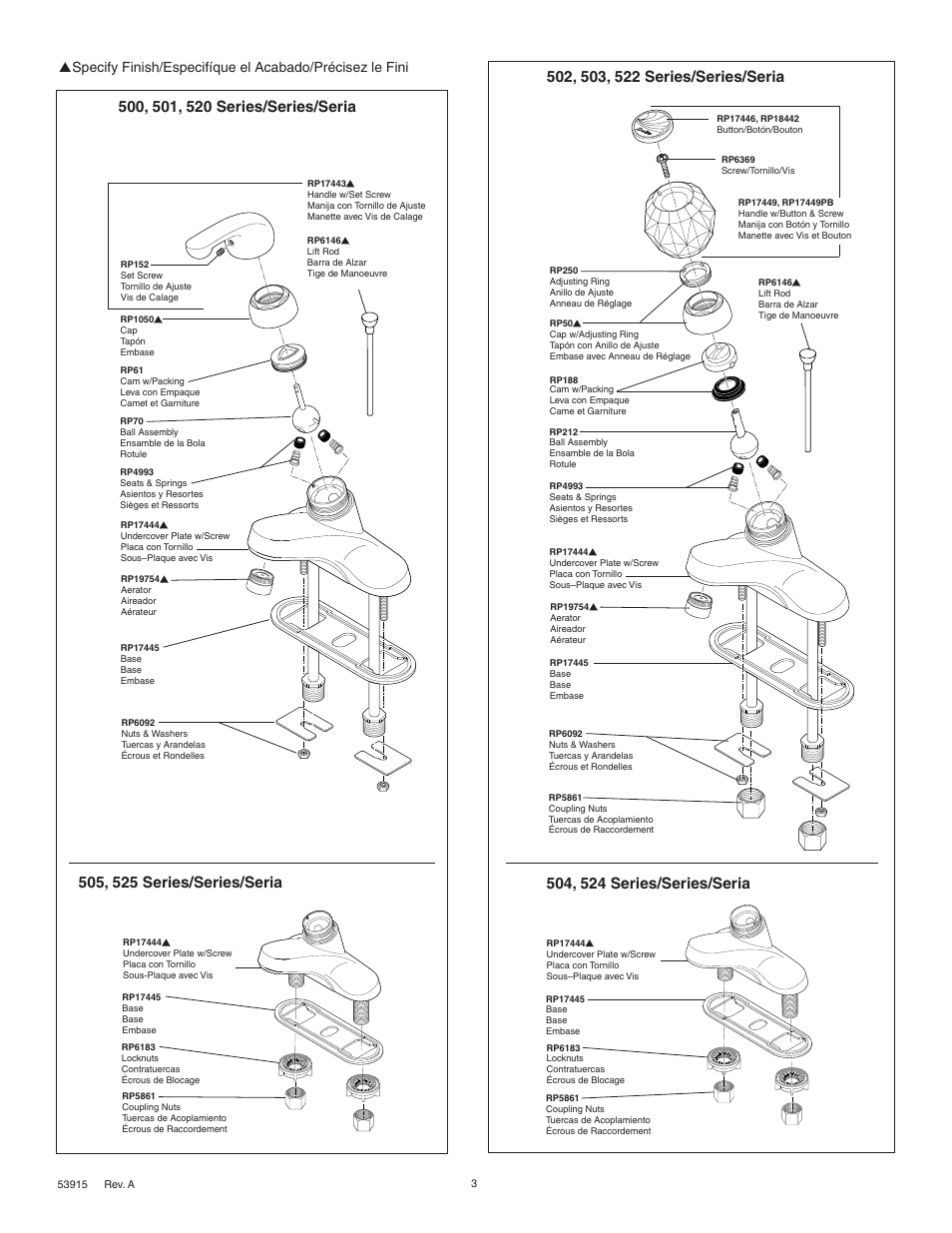 Delta 500 Series User Manual | Page 3 / 8