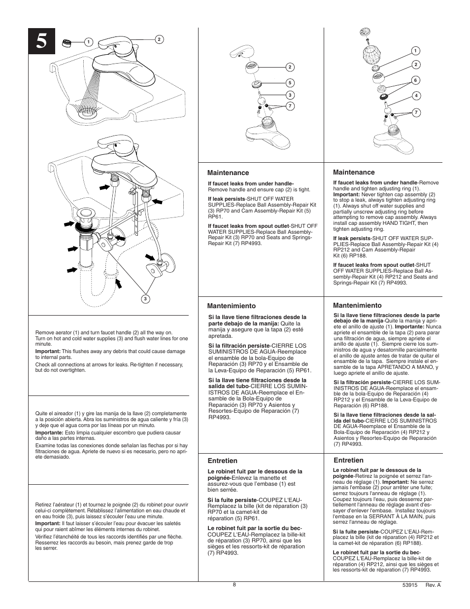 Delta 500 Series User Manual | Page 8 / 8