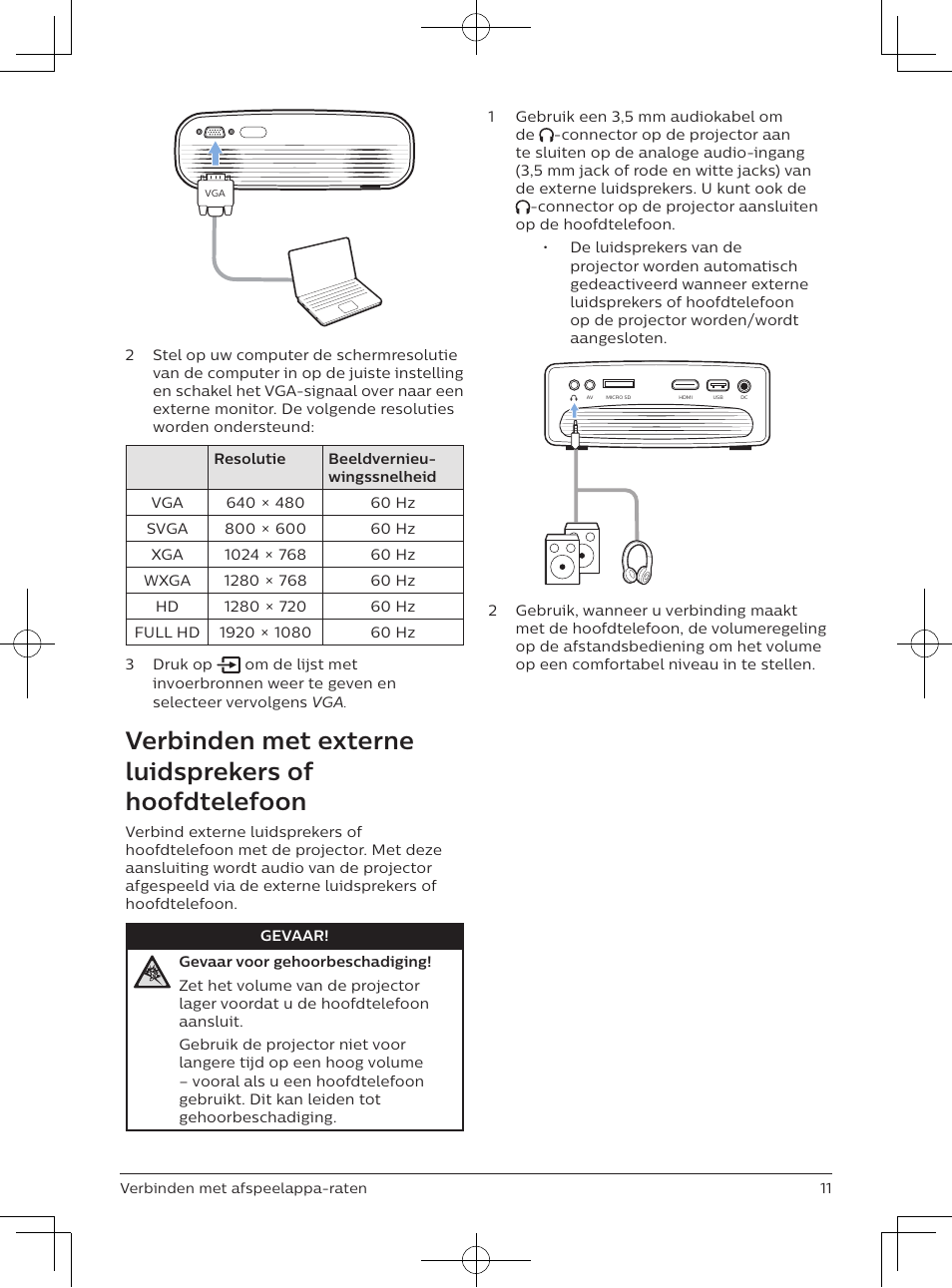 Philips NeoPix Easy 2+ HD LCD Projector User Manual | Page 121 / 154