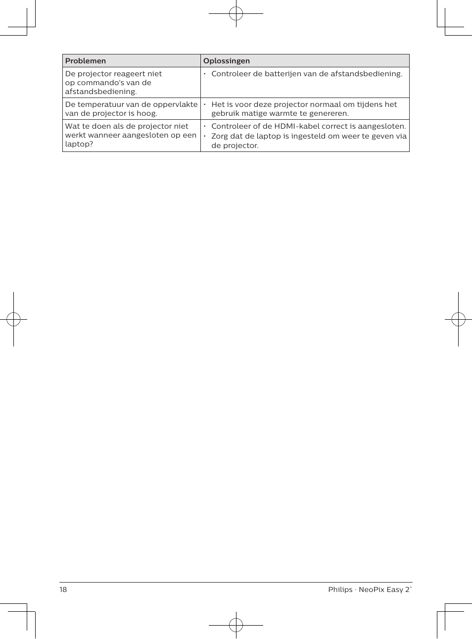 Philips NeoPix Easy 2+ HD LCD Projector User Manual | Page 128 / 154