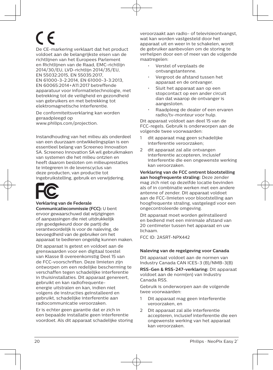 Philips NeoPix Easy 2+ HD LCD Projector User Manual | Page 130 / 154