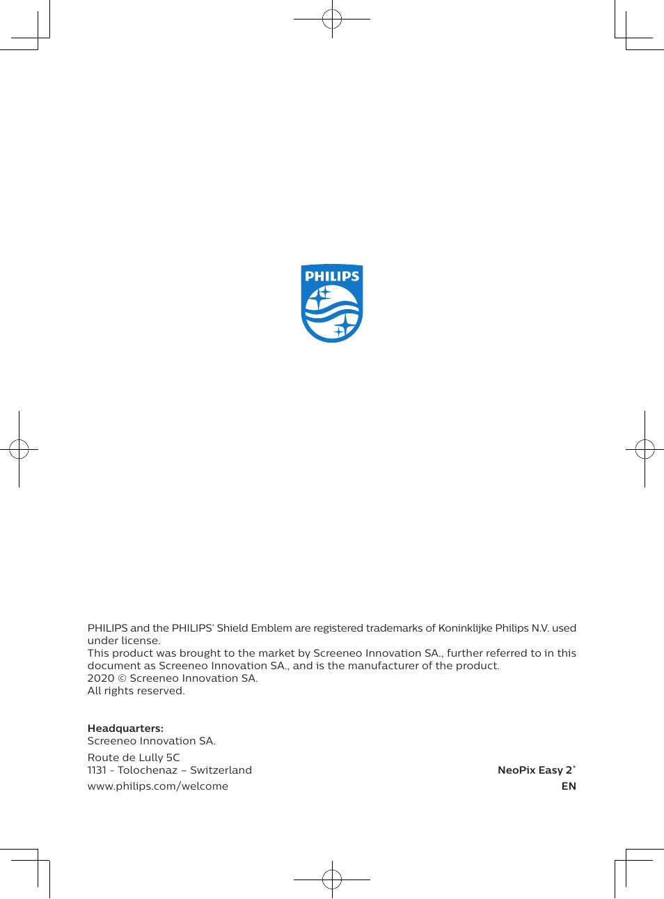 Philips NeoPix Easy 2+ HD LCD Projector User Manual | Page 21 / 154