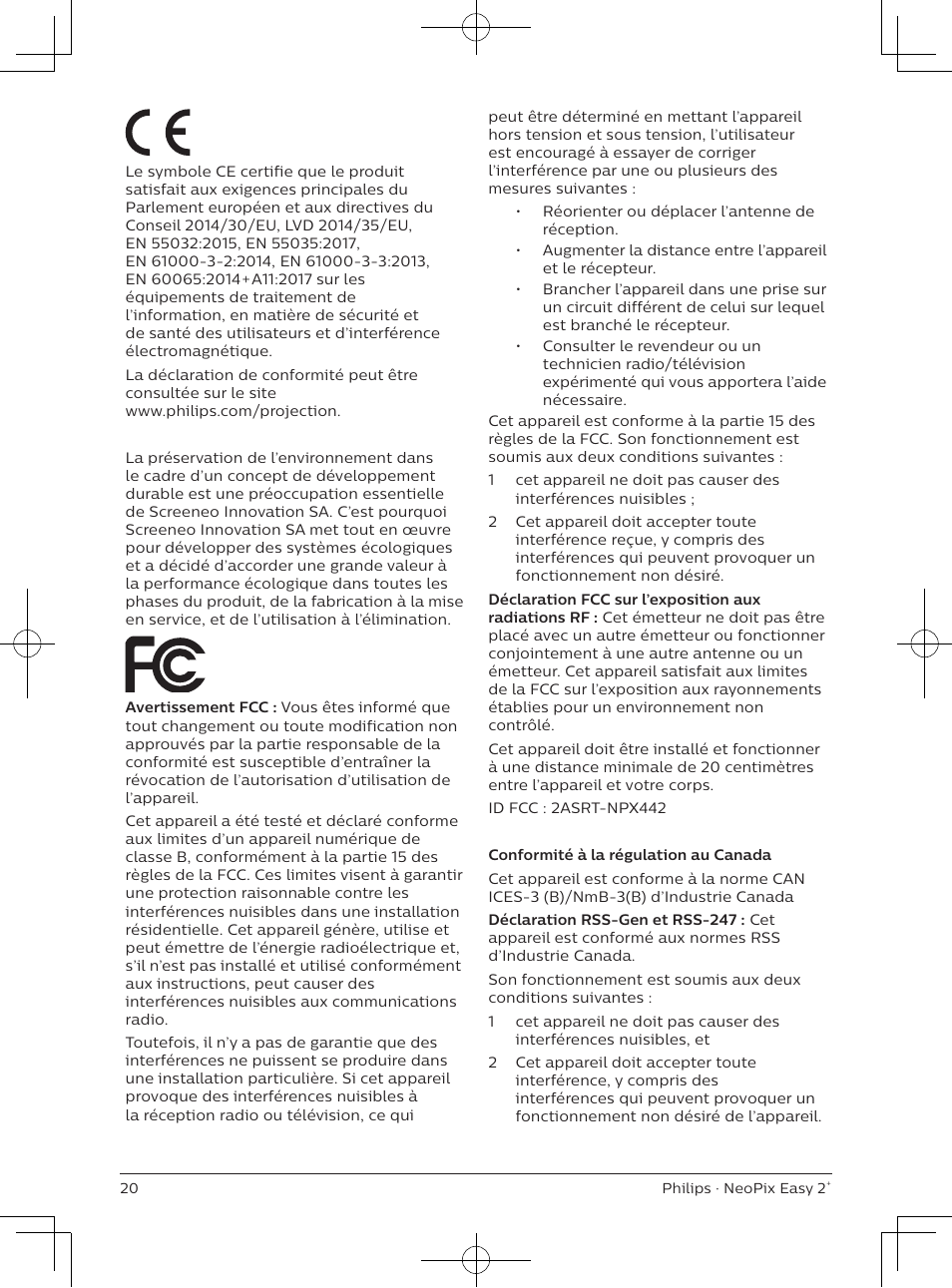 Philips NeoPix Easy 2+ HD LCD Projector User Manual | Page 41 / 154