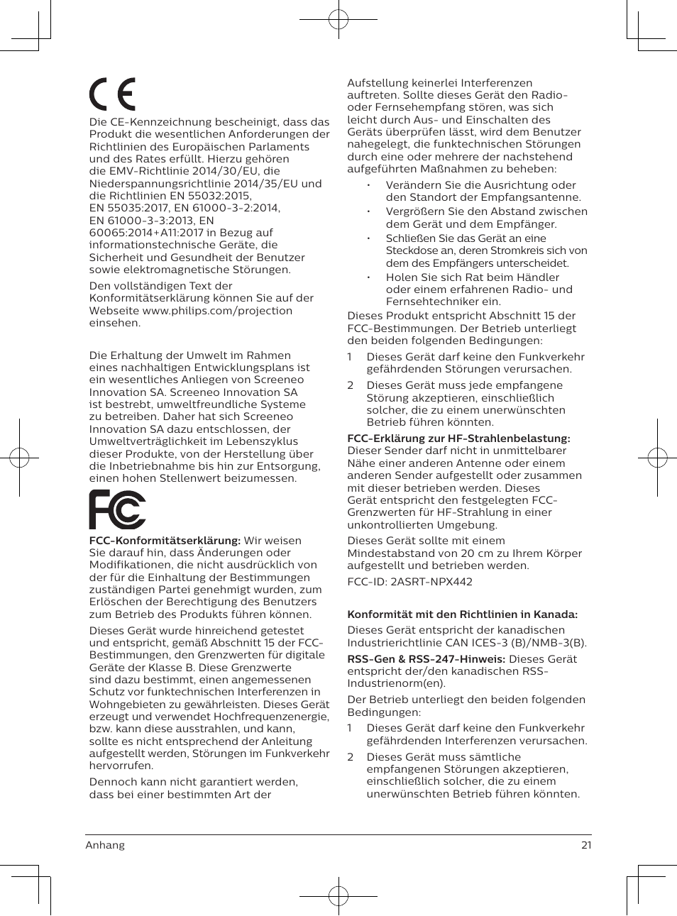 Philips NeoPix Easy 2+ HD LCD Projector User Manual | Page 64 / 154