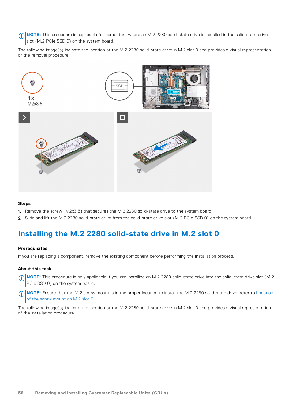 Dell 23.8" OptiPlex 7410 All-in-One Desktop Computer (Gray) User Manual | Page 56 / 129