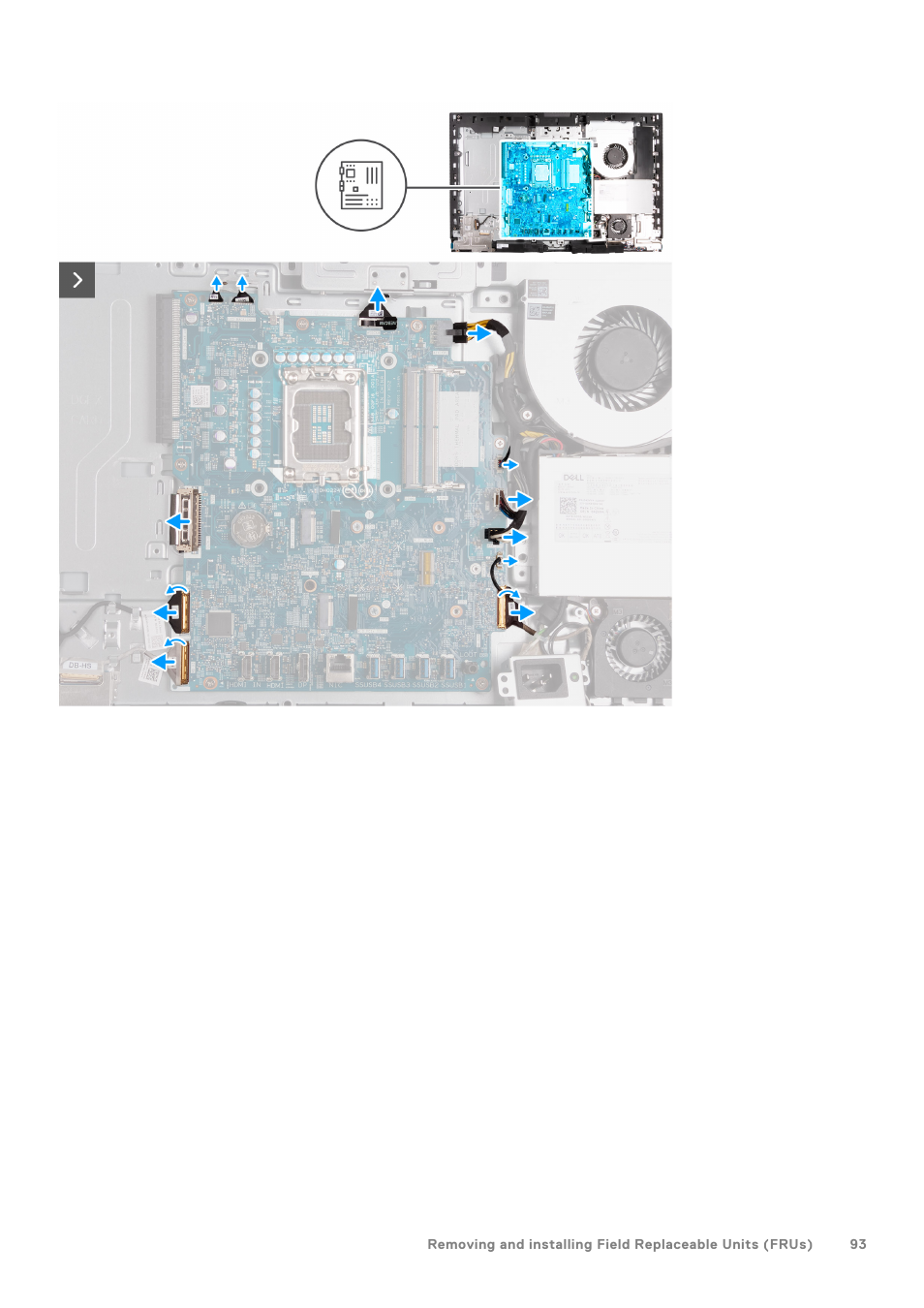 Dell 23.8" OptiPlex 7410 All-in-One Desktop Computer (Gray) User Manual | Page 93 / 129