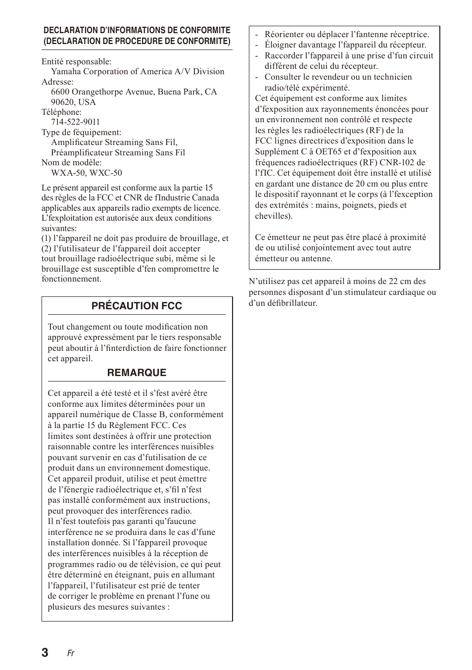 Yamaha WXA-50 MusicCast Wireless Streaming Amplifier (Dark Silver) User Manual | Page 20 / 52