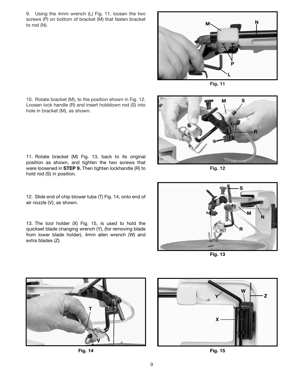 Delta SHOPMASTER SS250 User Manual | Page 9 / 20