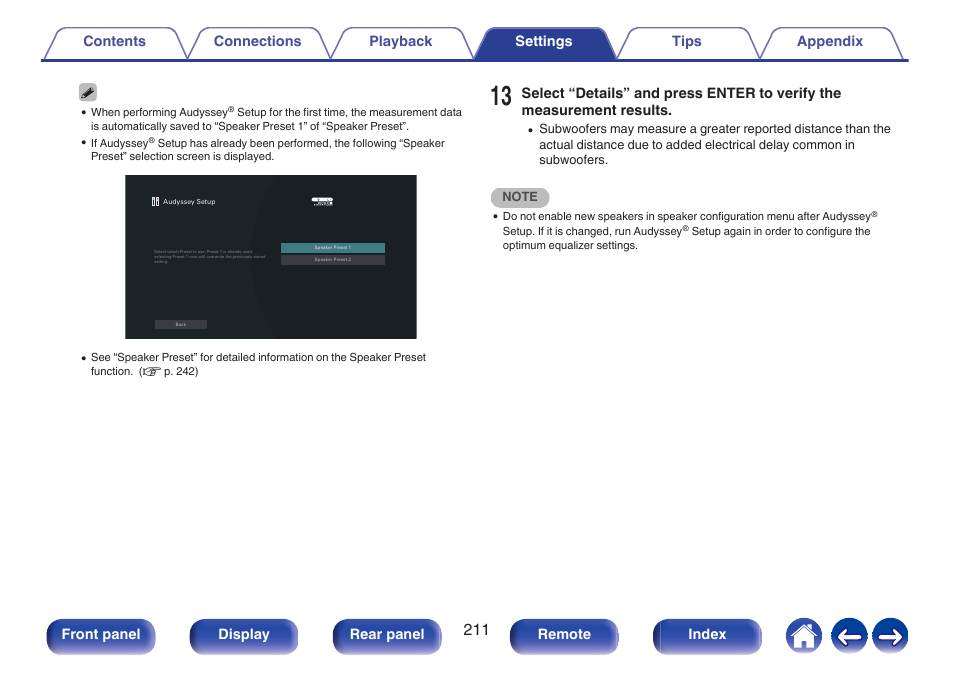 Marantz AV 10 Reference 15.4-Channel Home Theater Preamplifier/Processor User Manual | Page 211 / 336
