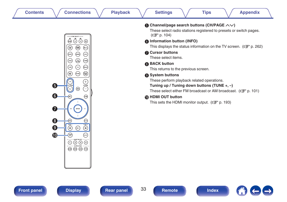 Marantz AV 10 Reference 15.4-Channel Home Theater Preamplifier/Processor User Manual | Page 33 / 336