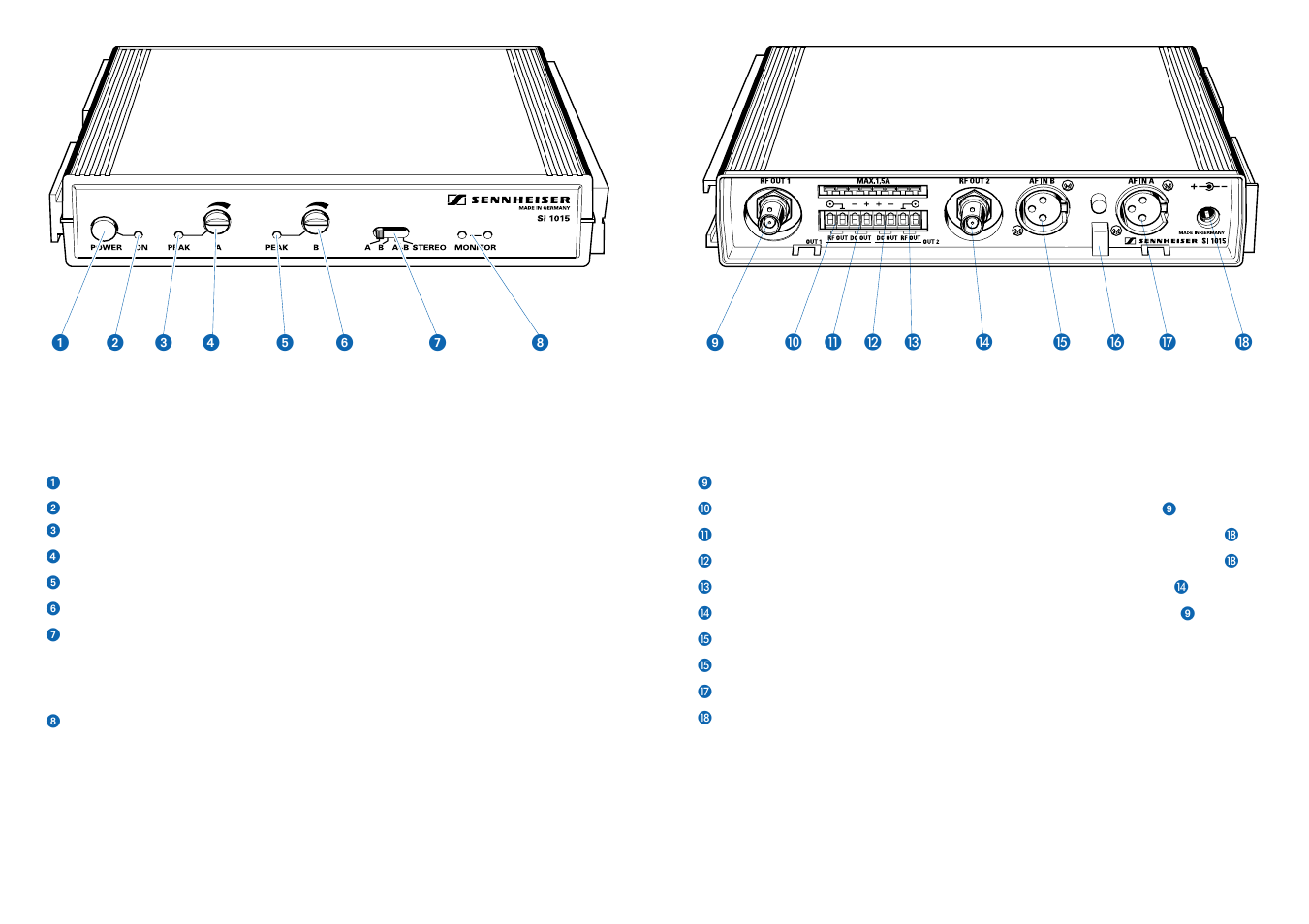 Sennheiser SI 1015-8000 Dual System Package User Manual | Page 19 / 27