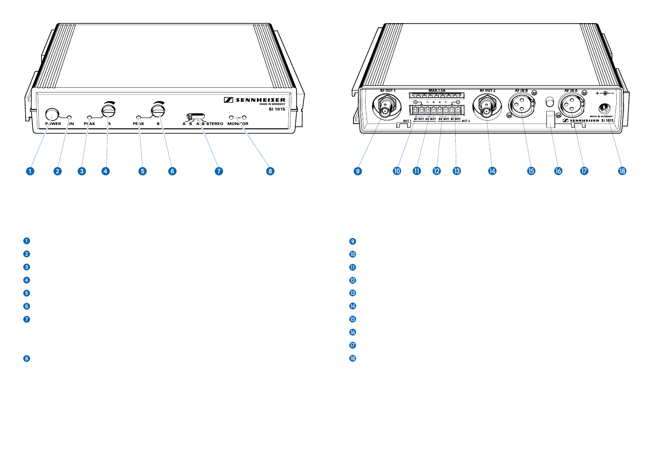 Sennheiser SI 1015-8000 Dual System Package User Manual | Page 23 / 27