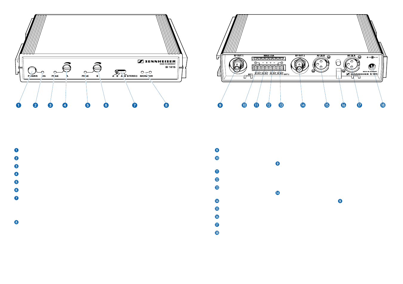 Sennheiser SI 1015-8000 Dual System Package User Manual | Page 7 / 27