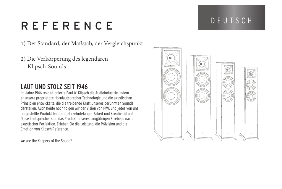 Laut und stolz seit 1946 | Klipsch Reference Premiere RP-500SA II Two-Way Dolby Atmos Elevation/Surround Speakers (Ebony, Pair) User Manual | Page 19 / 68