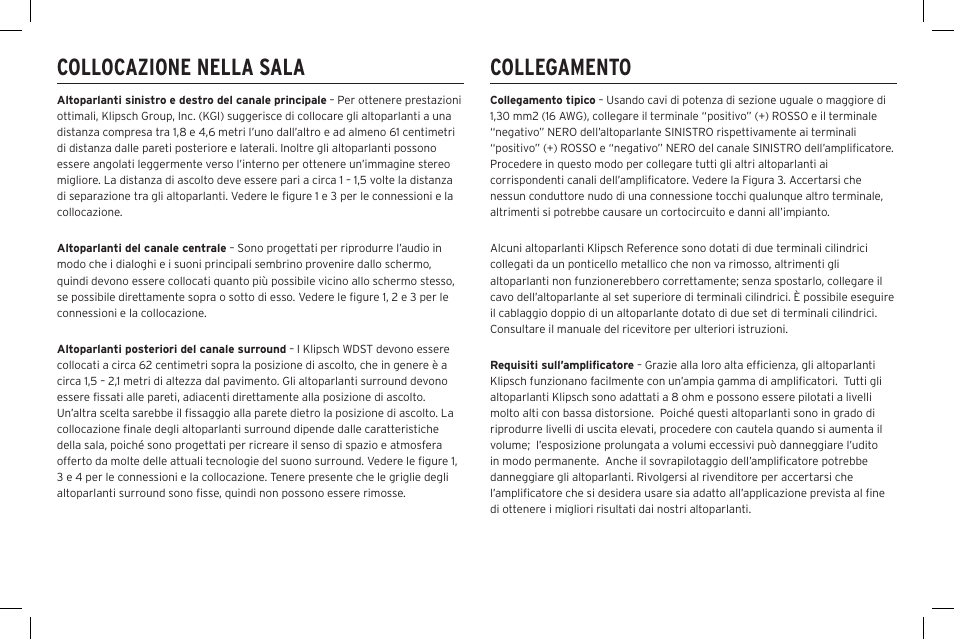 Collocazione nella sala collegamento | Klipsch Reference R-40SA Dolby Atmos Add-On Speakers (Pair) User Manual | Page 28 / 48