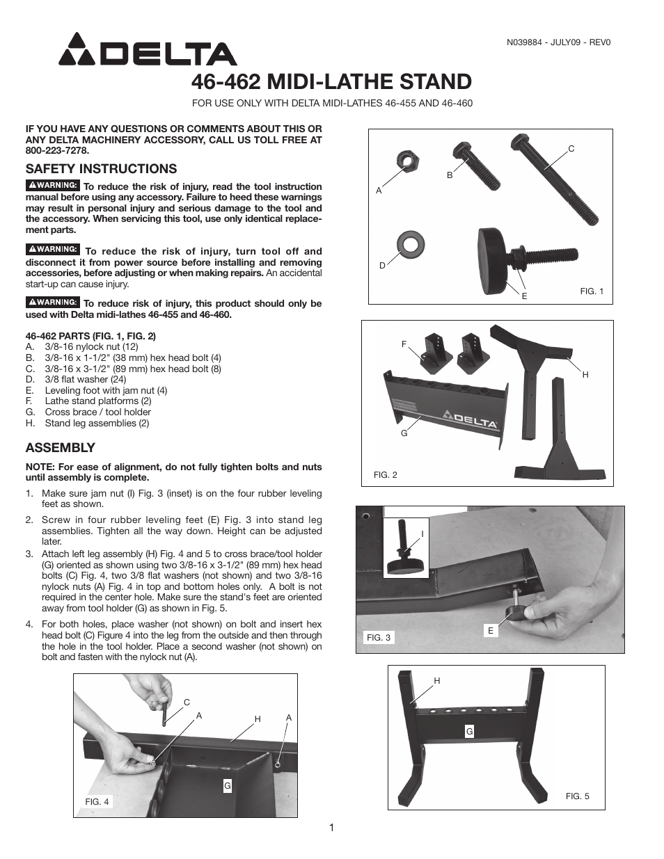 Delta 46-462 User Manual | 8 pages