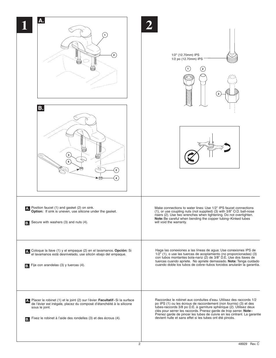 Delta 15915 Series User Manual | Page 2 / 6