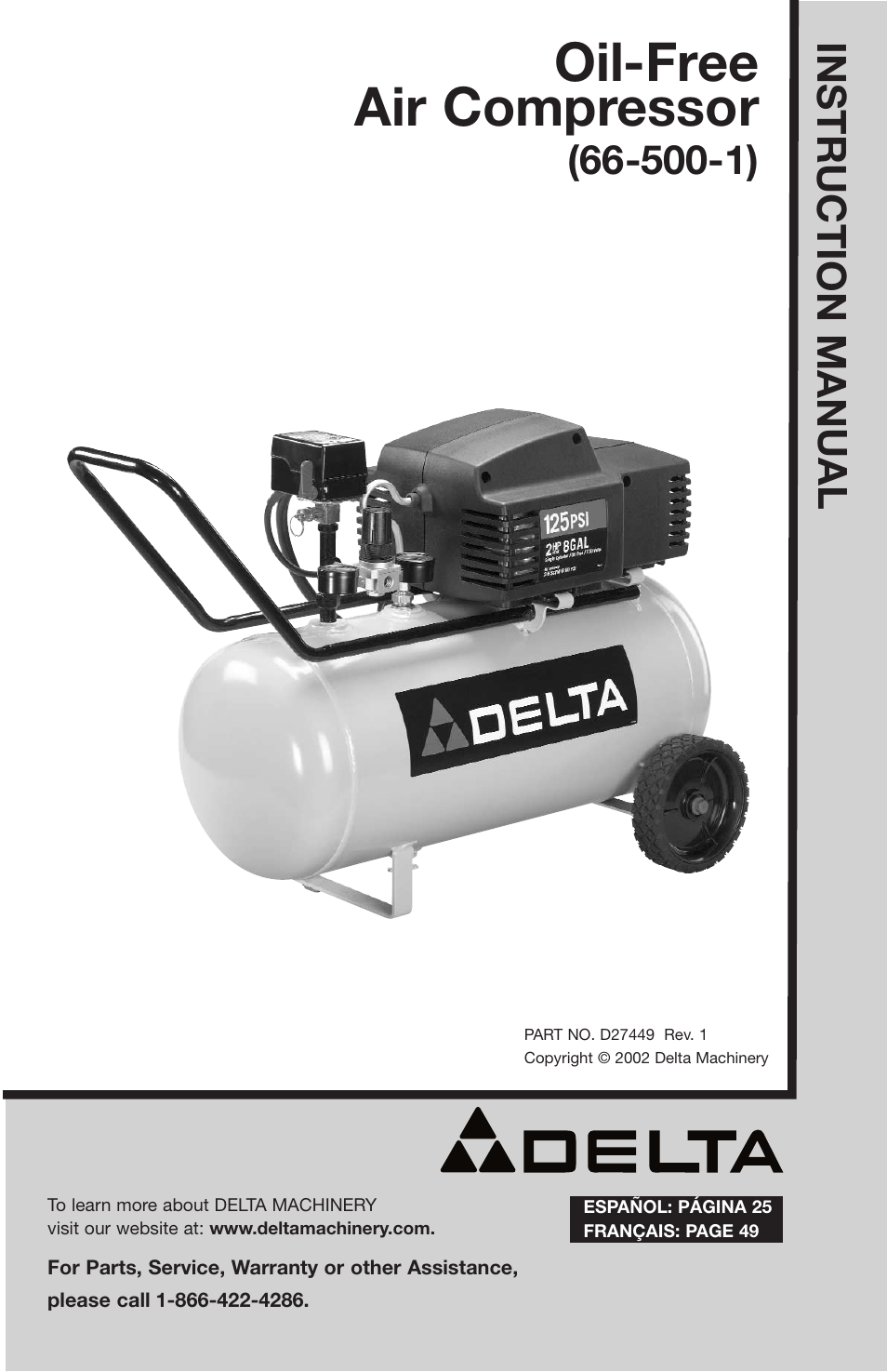 Delta 66-500-1 User Manual | 72 pages
