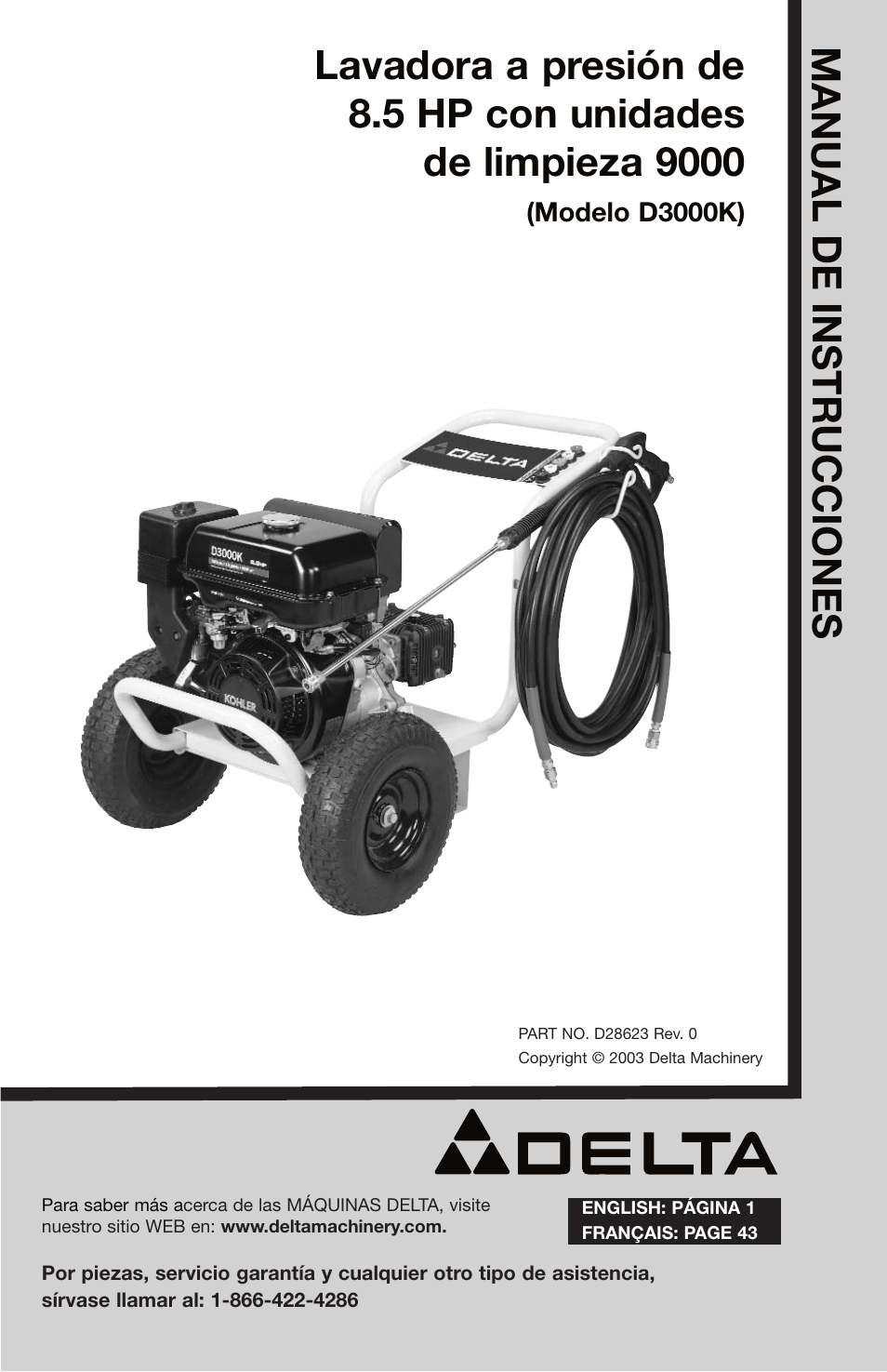 M an ual de instrucc io nes | Delta D28623 User Manual | Page 21 / 64