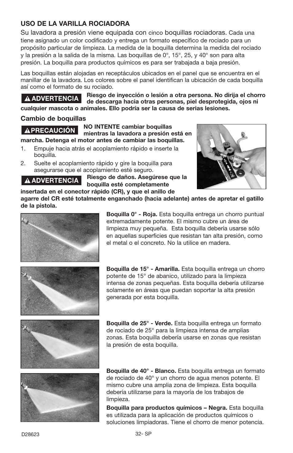 Delta D28623 User Manual | Page 32 / 64