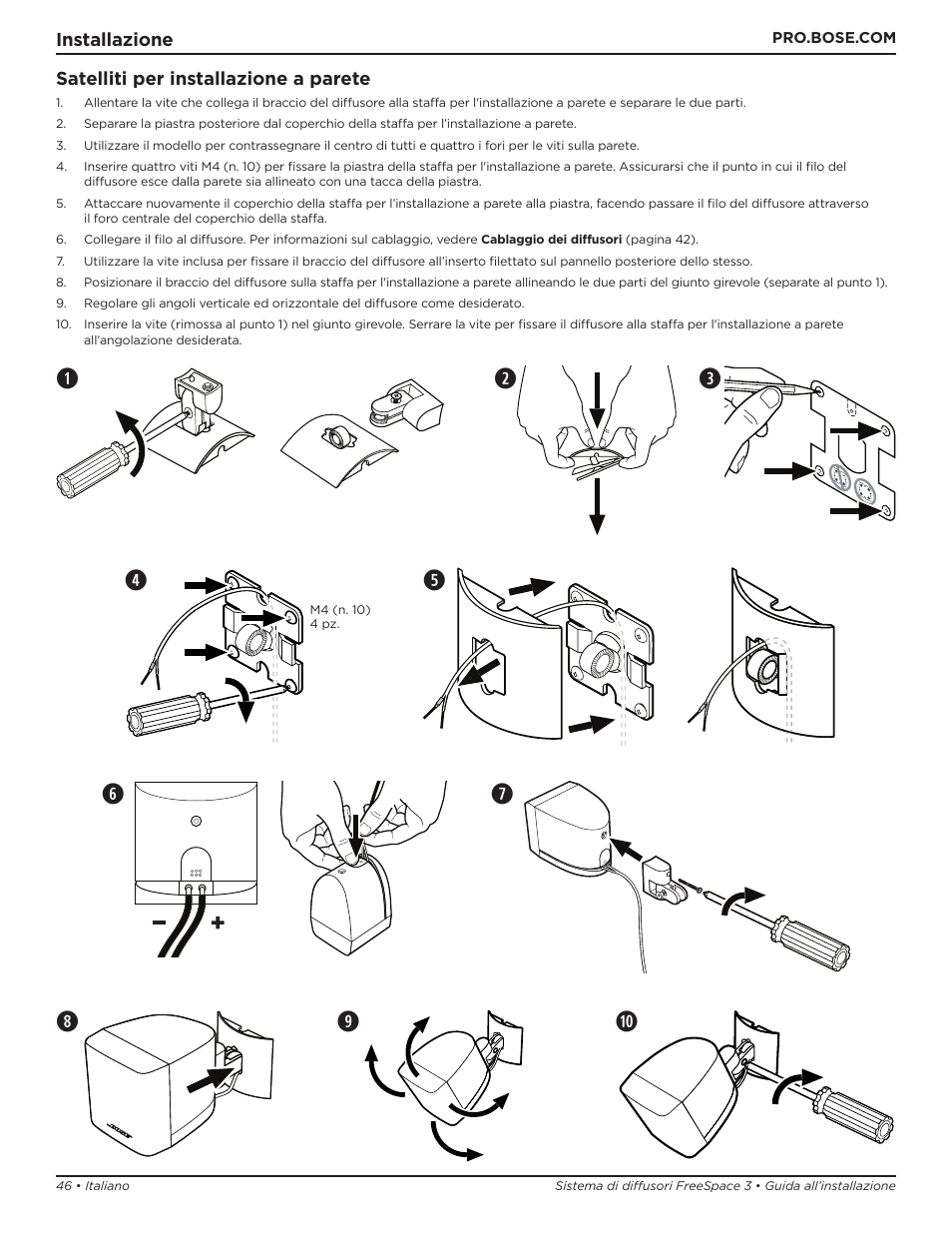 Bose Professional FreeSpace 3 Series II Acoustimass Subwoofer Module (Black) User Manual | Page 46 / 112