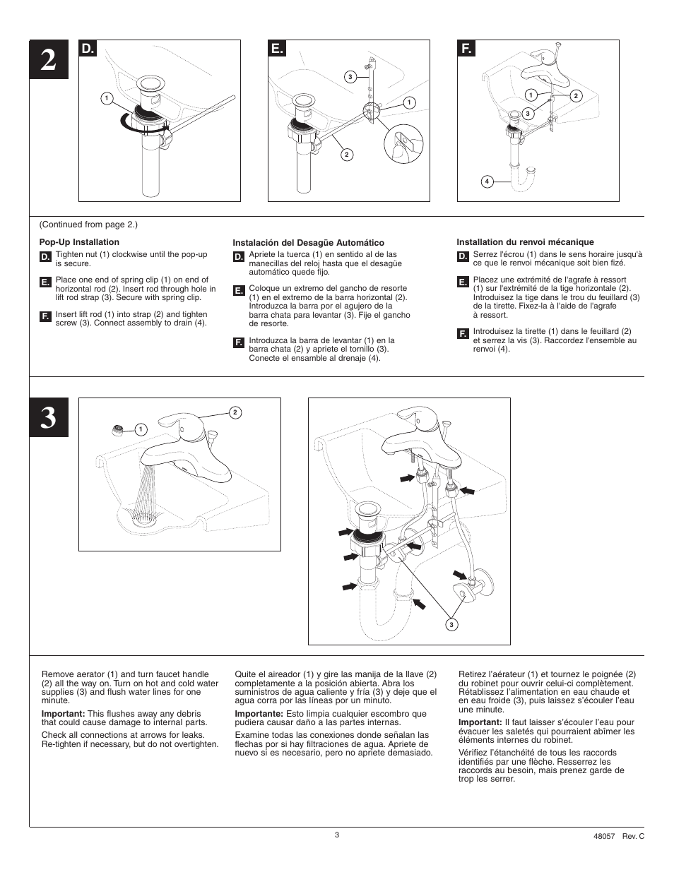 D. e. f | Delta 48057 User Manual | Page 3 / 6