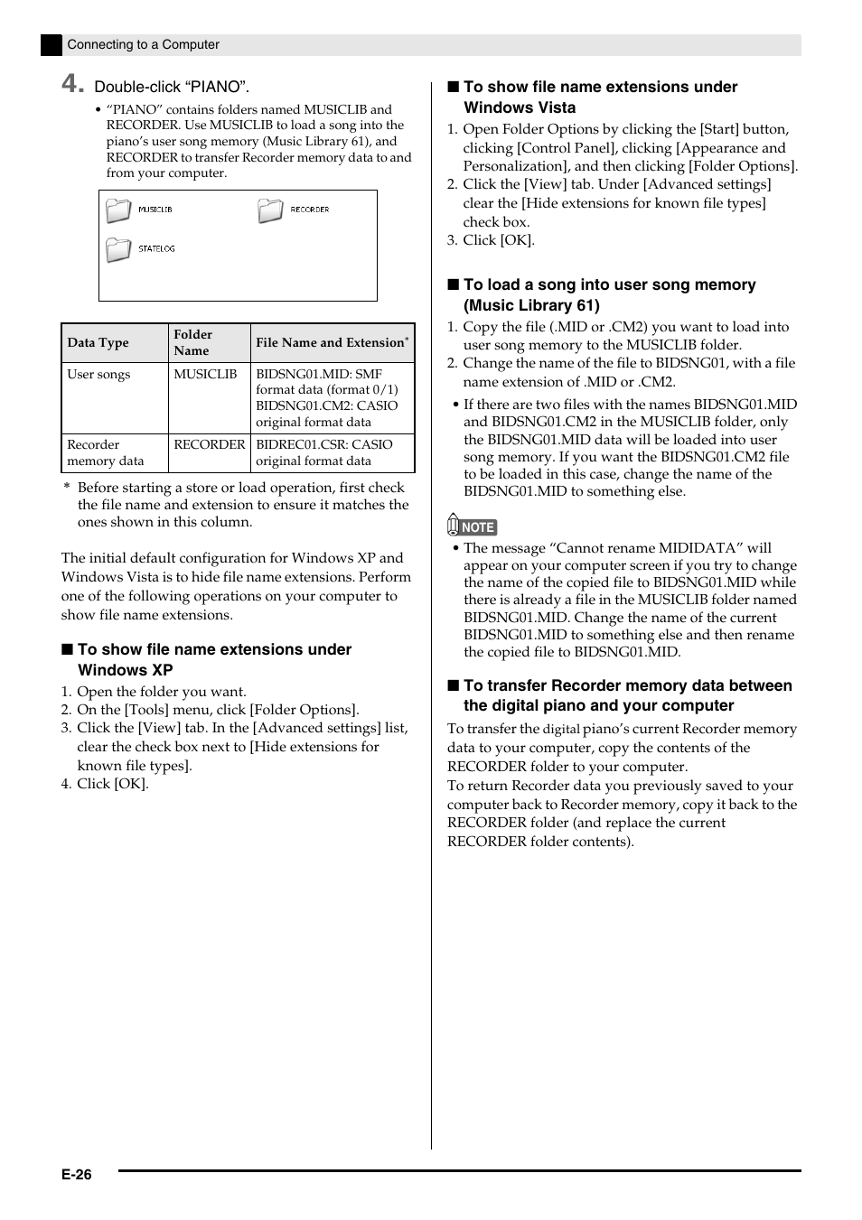 Casio PRIVIA PX130 User Manual | Page 28 / 36
