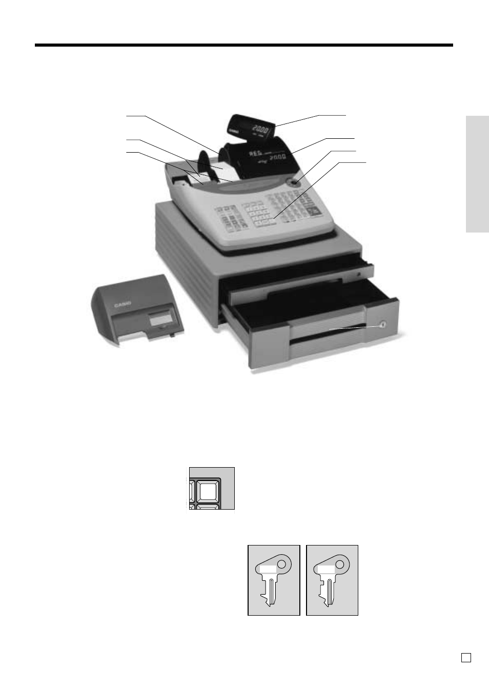 Introducing te-2000, Igetting star ted/ntr oducing te-2000, General guide | Casio TE-2000 User Manual | Page 17 / 88