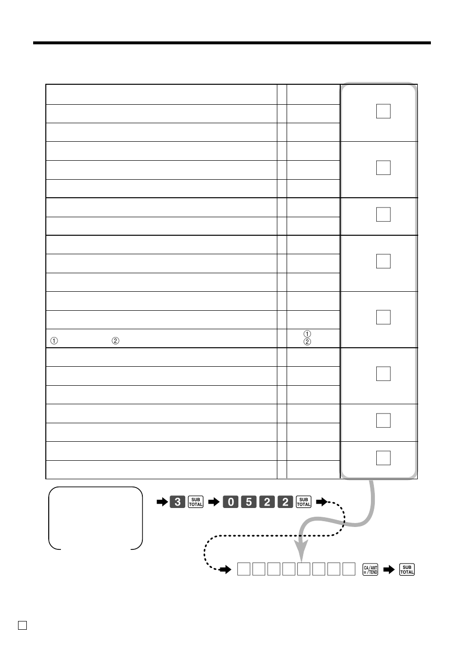 Convenient operations and setups, A6 s | Casio TE-2000 User Manual | Page 44 / 88