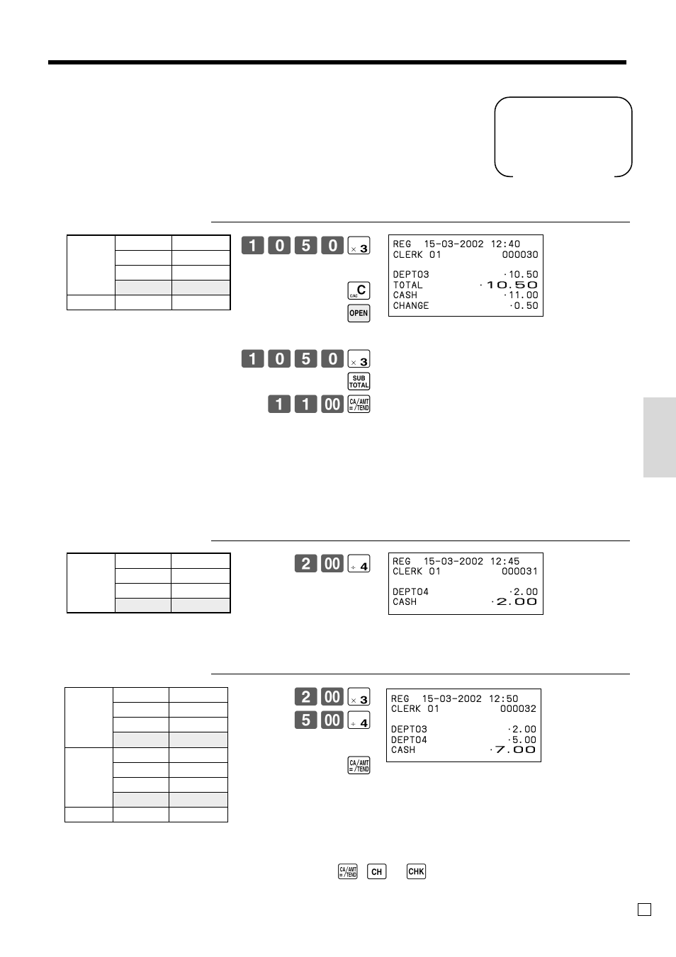 Con venient operations and setups, Registering example, ( 5- ) a | Casio TE-2000 User Manual | Page 59 / 88