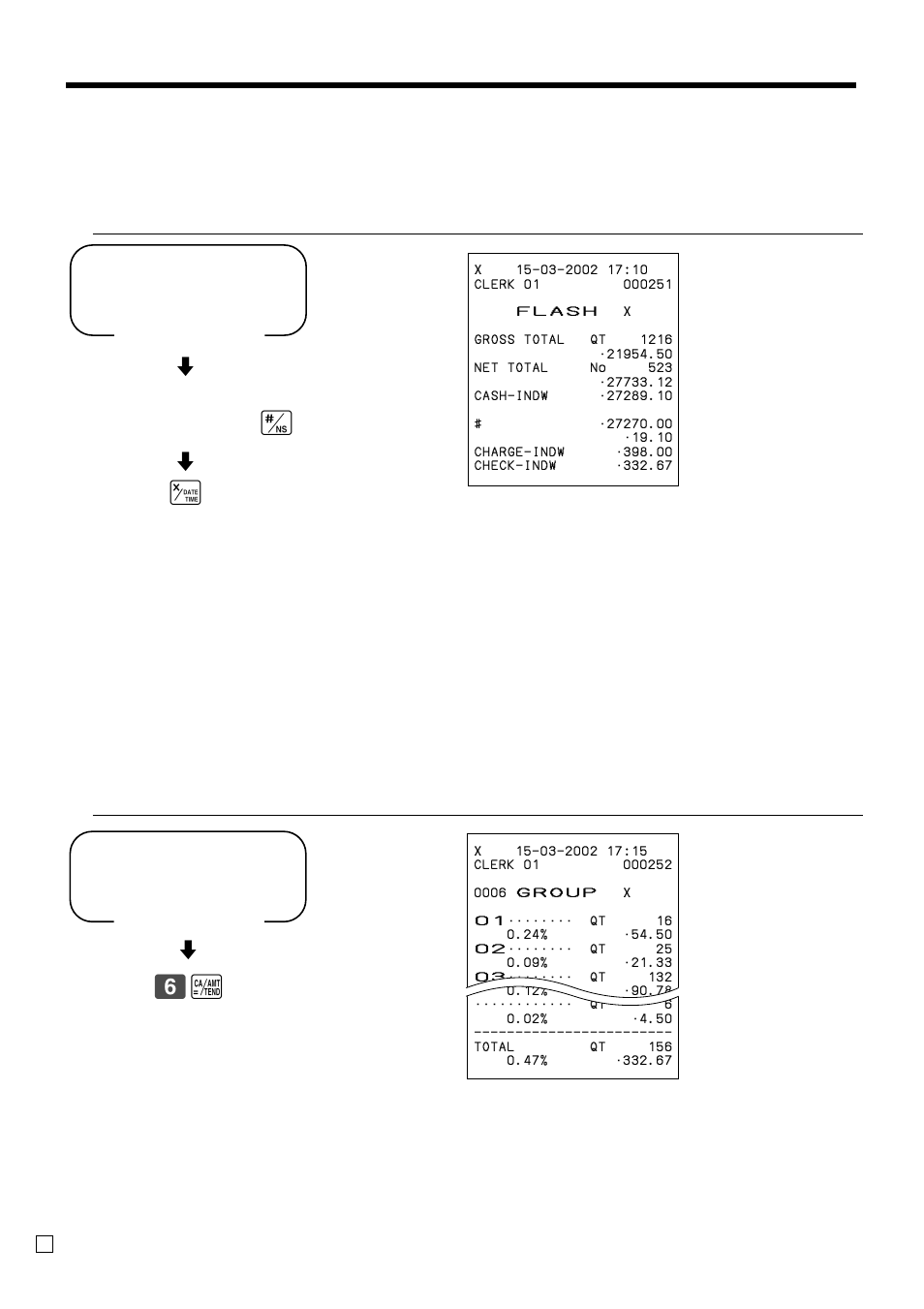 Convenient operations and setups, X mode | Casio TE-2000 User Manual | Page 70 / 88