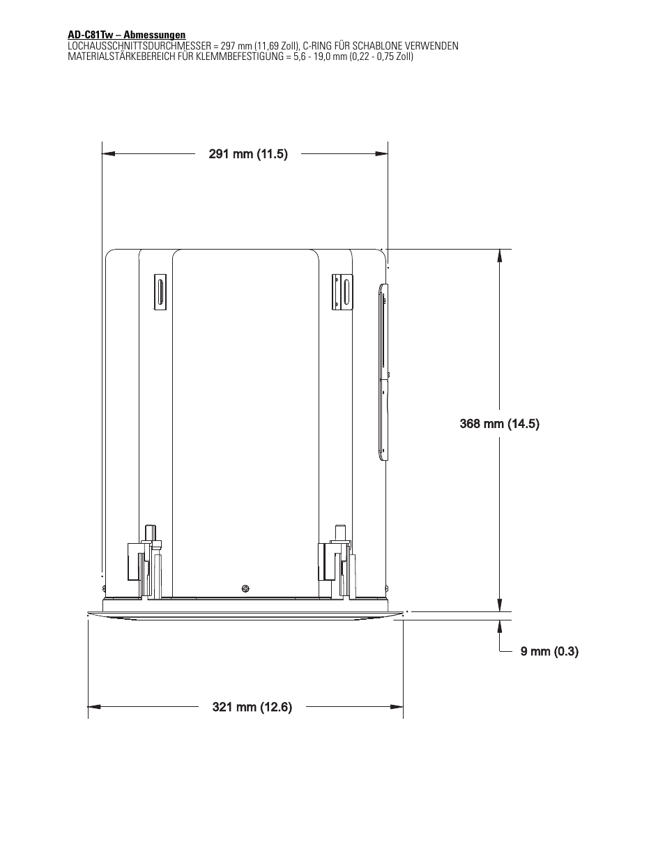 QSC Audio AD-C81TW Ceiling Mount Subwoofer System (White) User Manual | Page 31 / 40