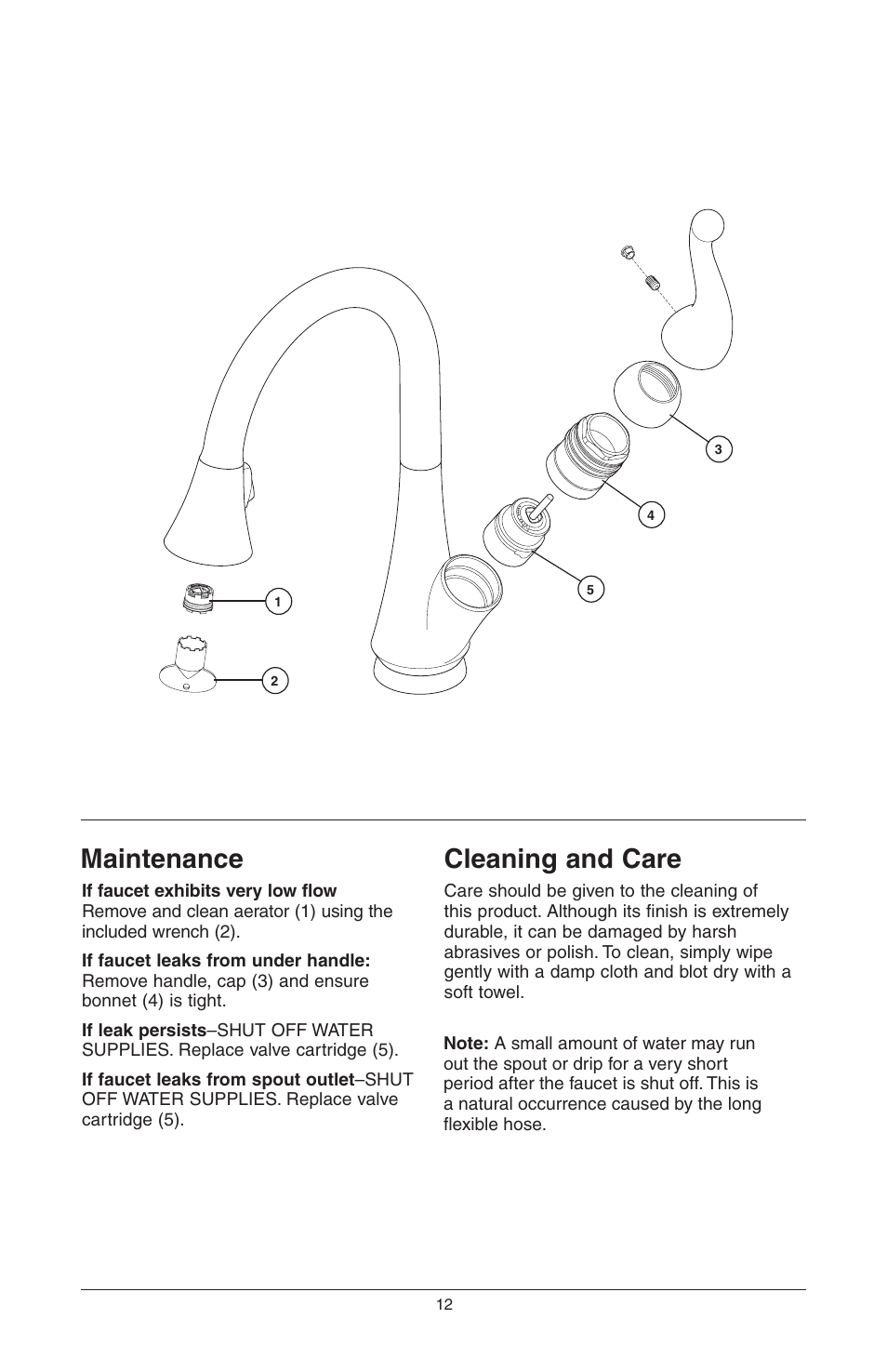 Maintenance, Cleaning and care | Delta 16968-DST Series User Manual | Page 12 / 40