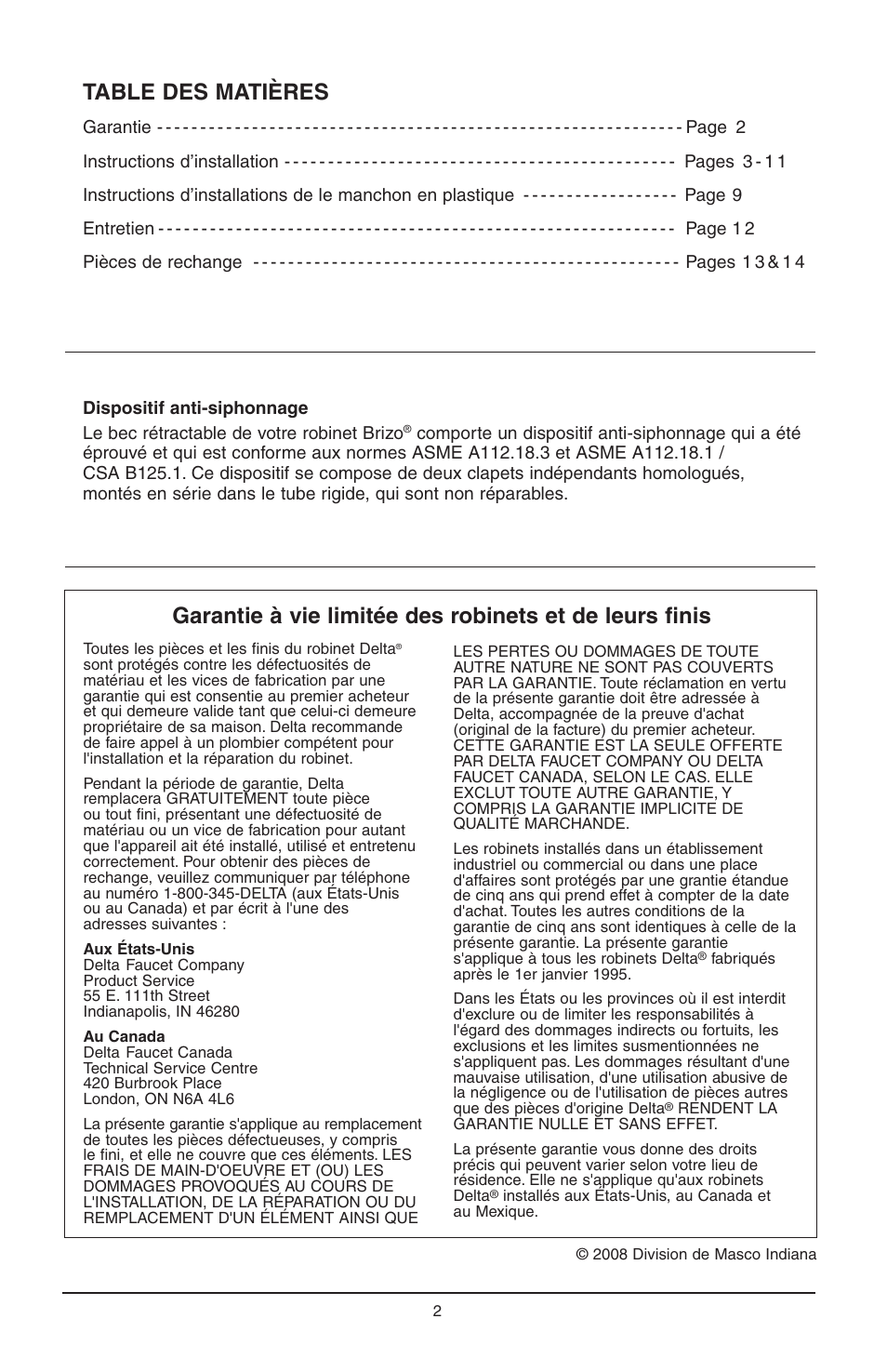 Delta 16968-DST Series User Manual | Page 26 / 40