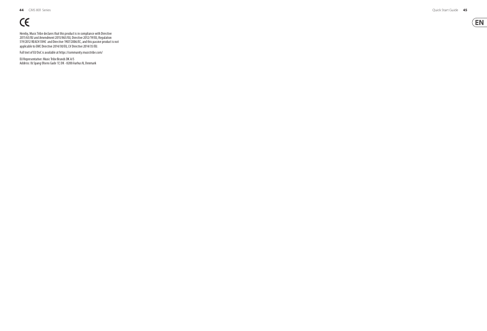 Tannoy 8" Compact Ceiling Mounted Subwoofer for Installation Applications (Pre-Install)(Pair) User Manual | Page 23 / 24