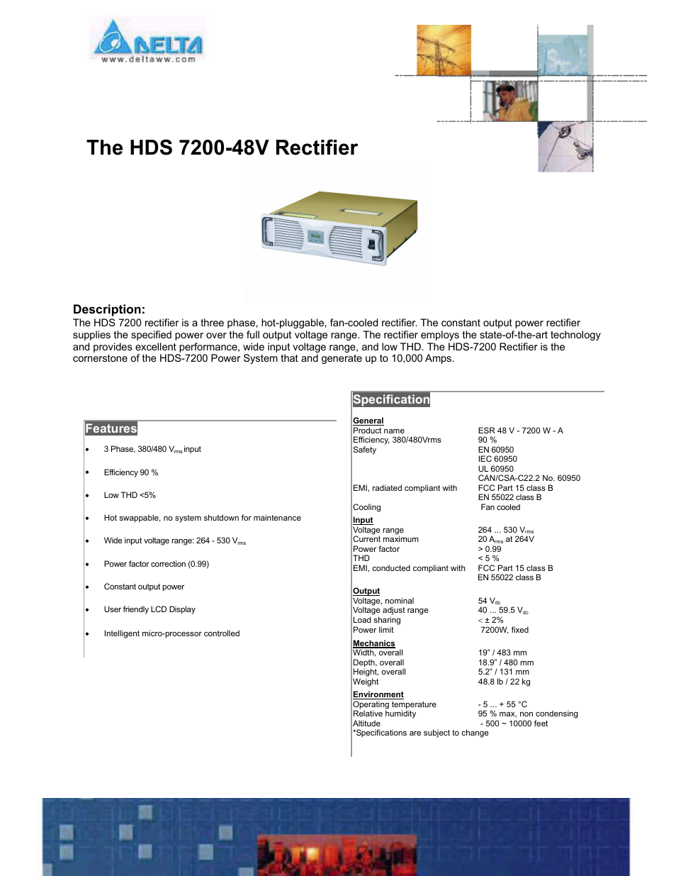 Delta 7200 User Manual | 1 page