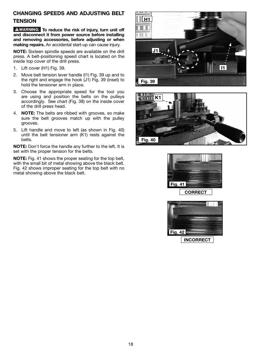 Delta 18-900L User Manual | Page 18 / 68