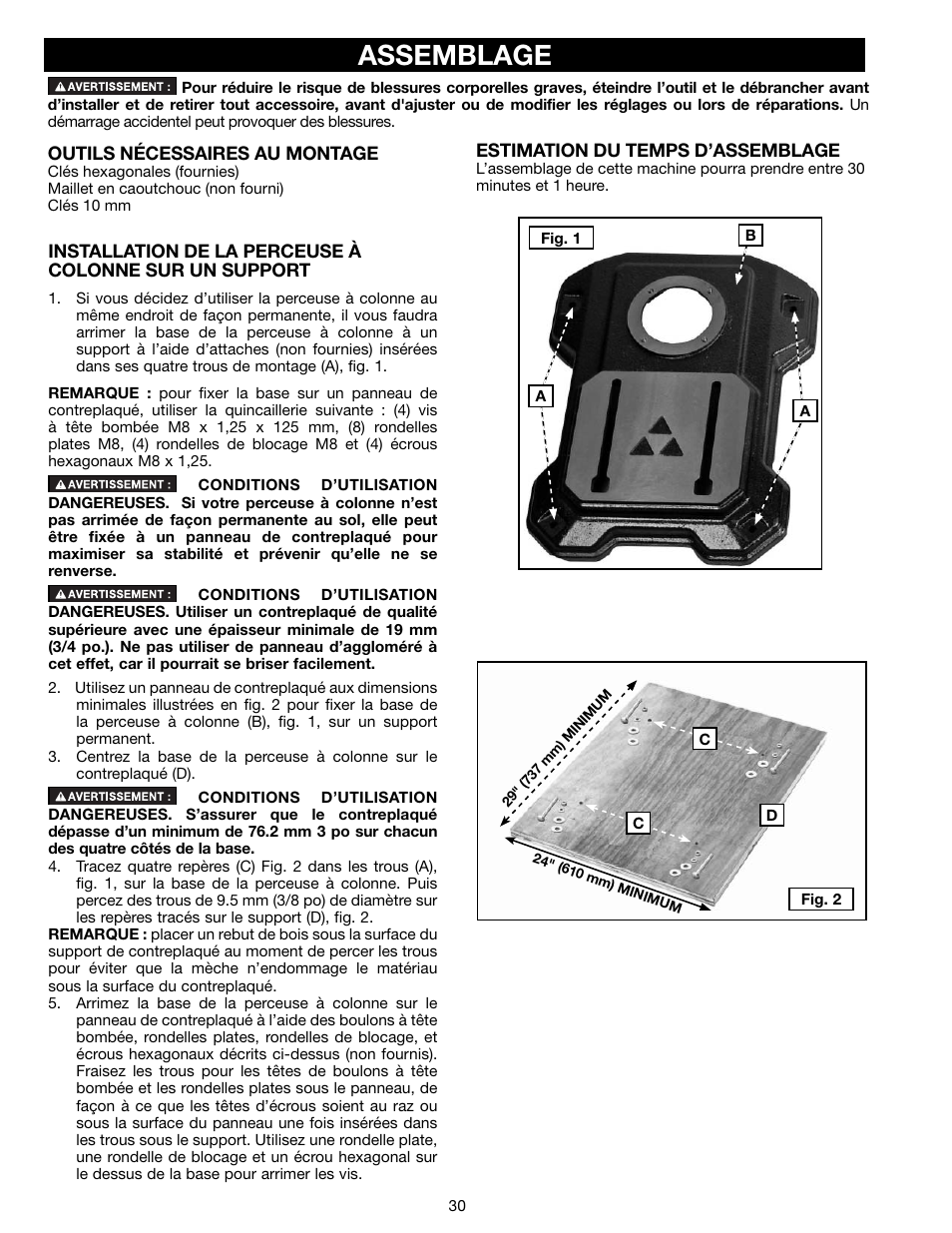 Assemblage | Delta 18-900L User Manual | Page 30 / 68