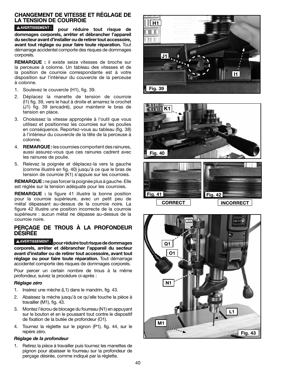 Delta 18-900L User Manual | Page 40 / 68