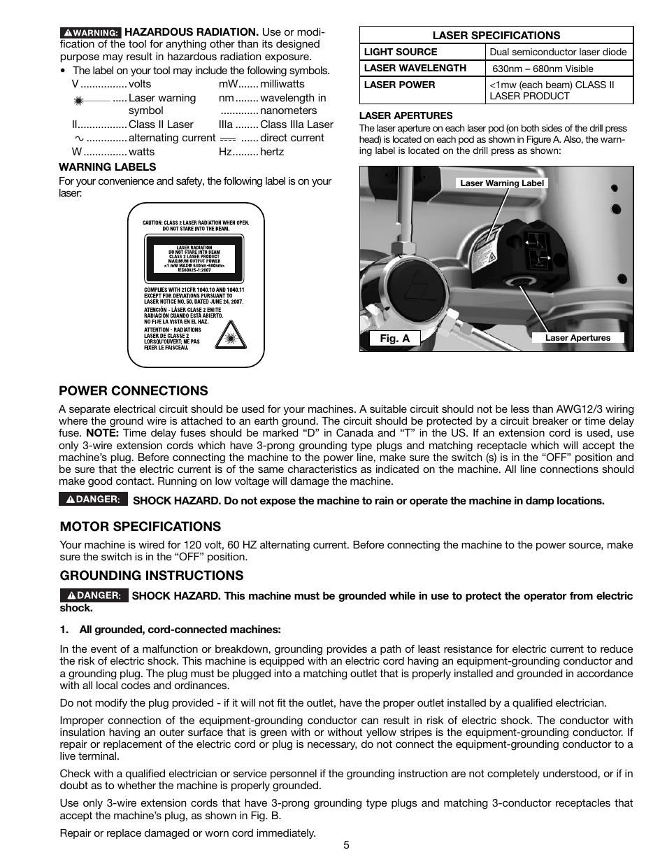 Delta 18-900L User Manual | Page 5 / 68