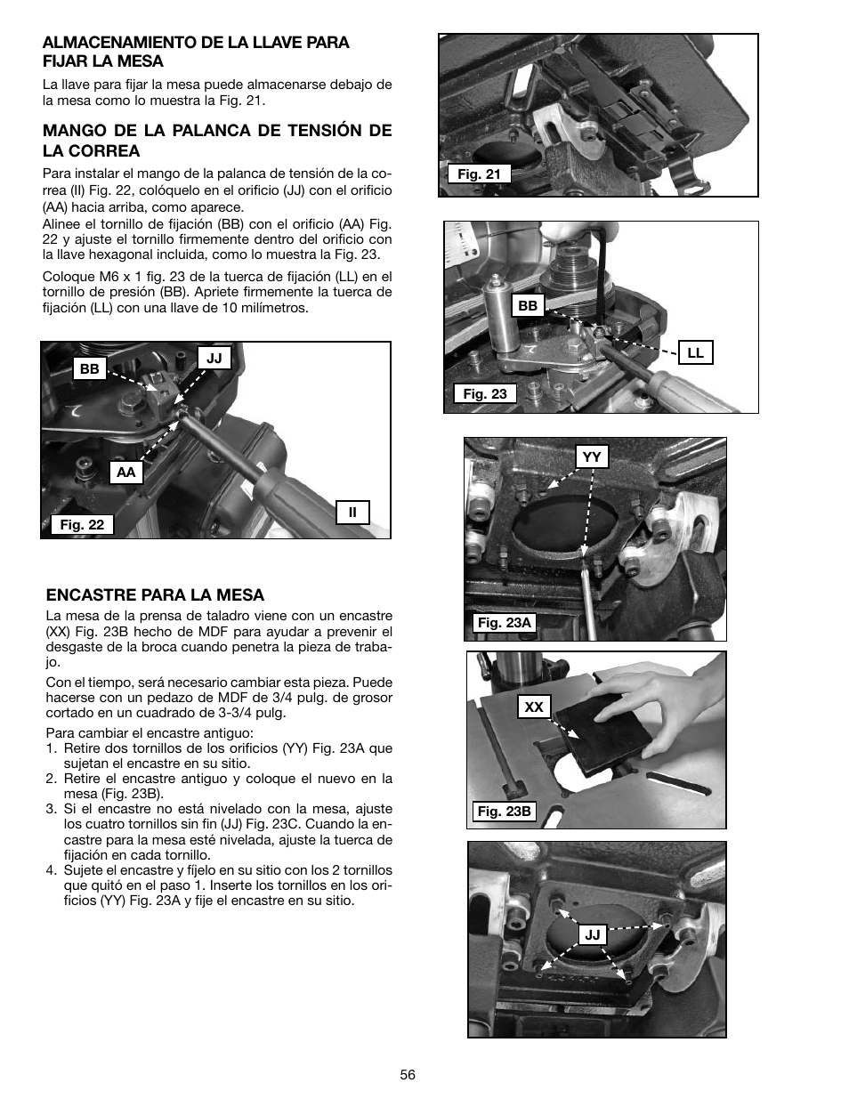 Delta 18-900L User Manual | Page 56 / 68